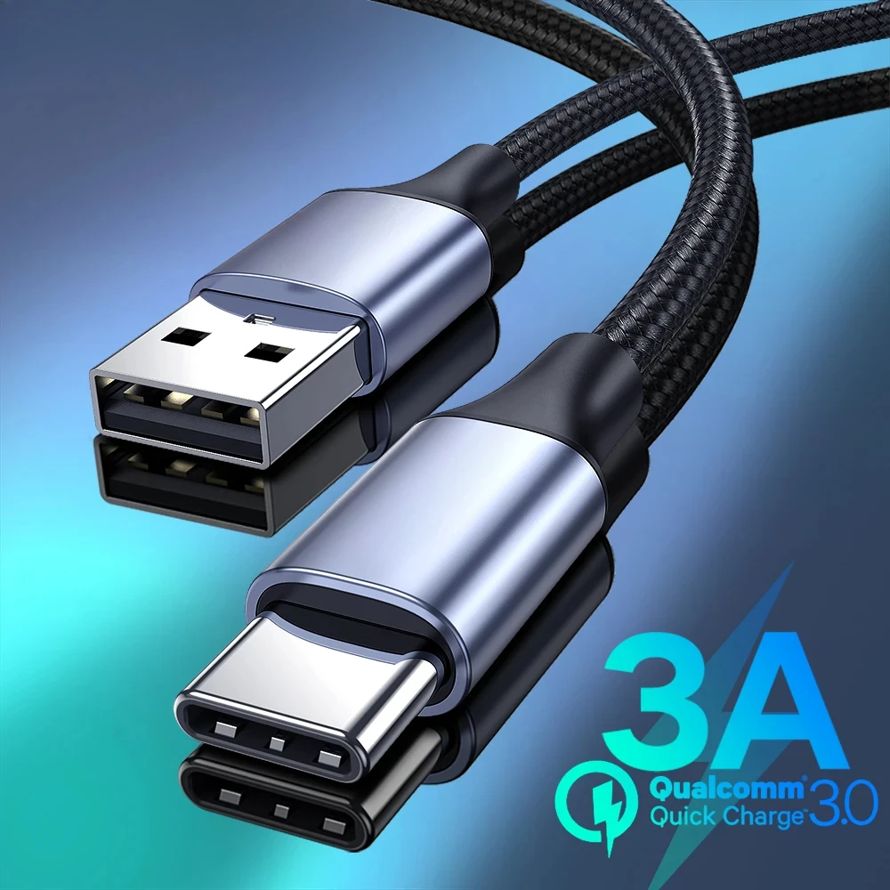 

UGREEN 3A USB Type C Cable For Realme Xiaomi Samsung S21 Fast Charging Wire USB-C Charger Data Cord For iPad Samsung Poco USB C