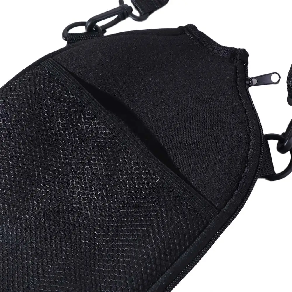 Large Capacity Pickleball Crossbody Bag Zipper Closure Waterproof Pickleball Paddle Cover Adjustable Strap Professional