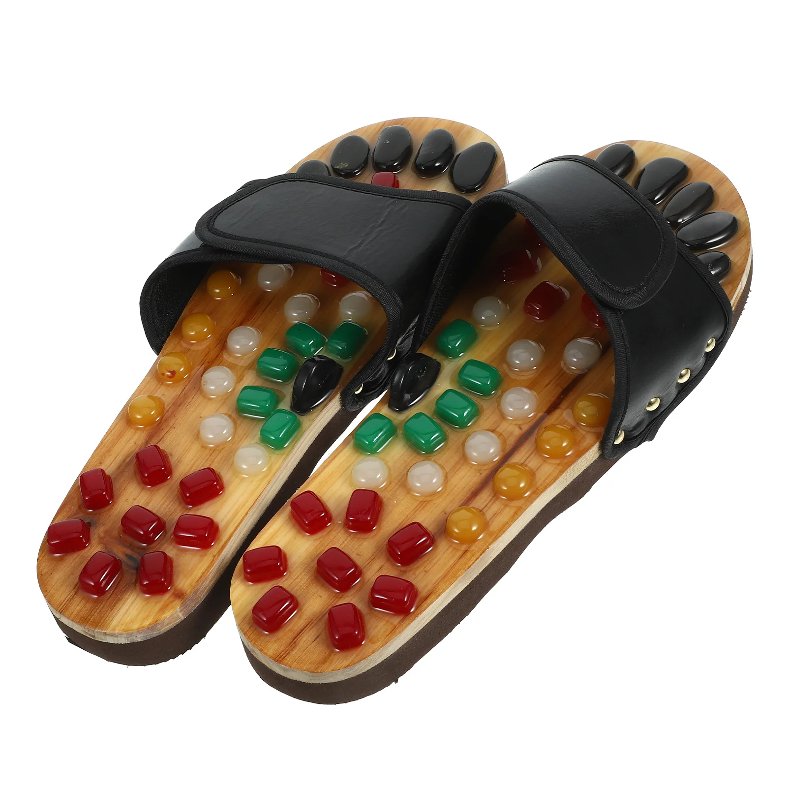 

Massage Slippers Foot Massager Health Care Sandals Promote Blood Flow Refresh Feet Sore Plantar Fasciitis Professional Massage