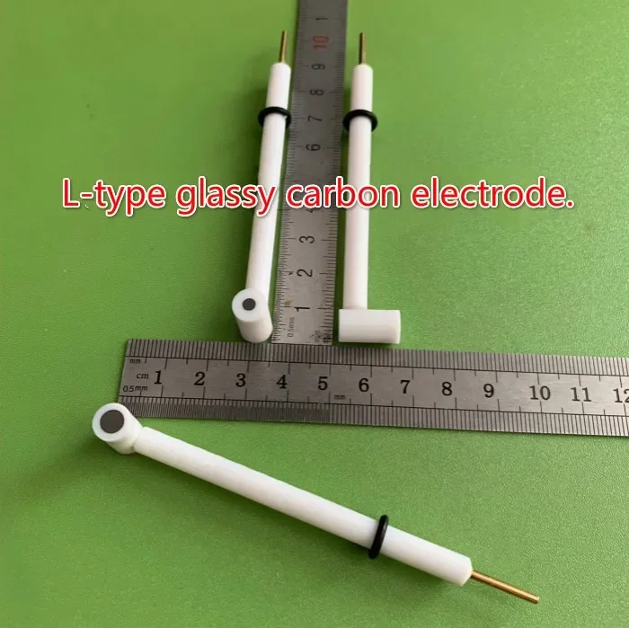 

L-type Glassy Carbon Electrode, Inert Disk Working Electrode, Laboratory Multi-purpose Electrode, 3/4/5/6mm.