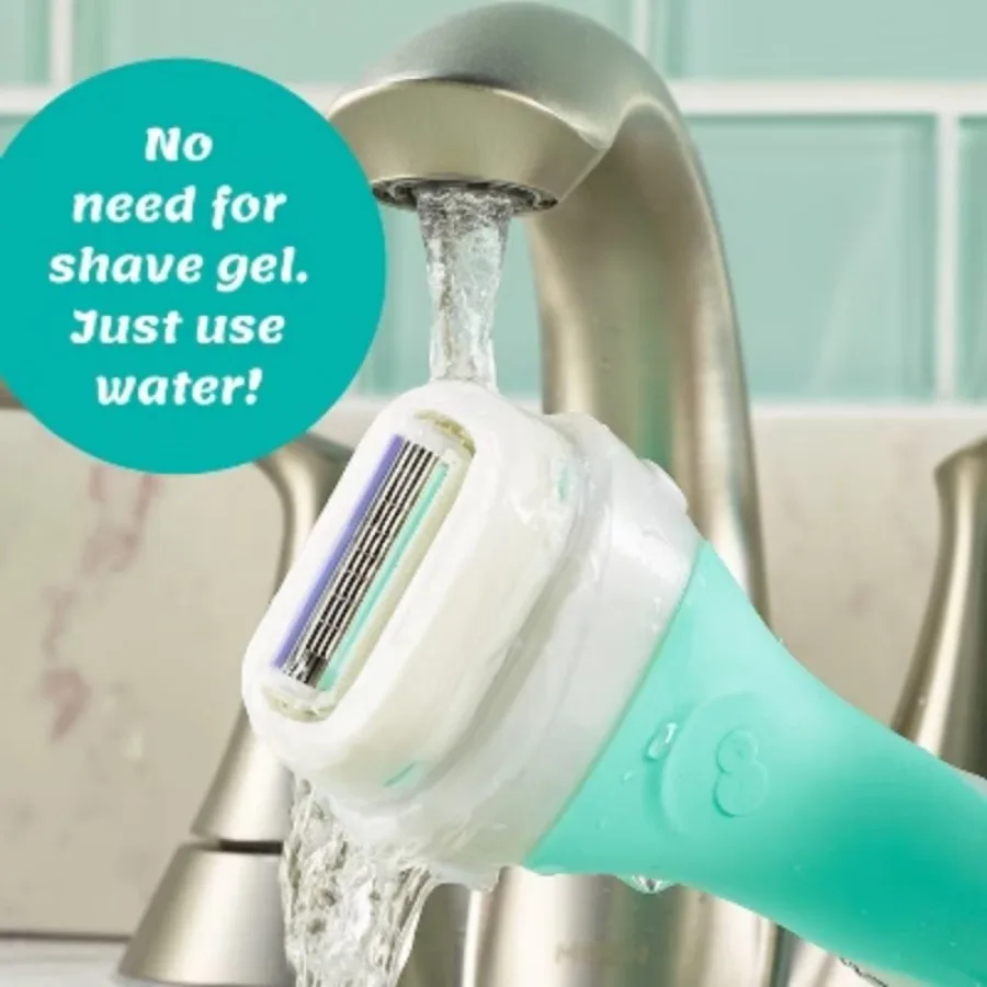 Cura della lama di rasoio da donna Ricariche schiuma e idratare in un solo passo mentre rasatura