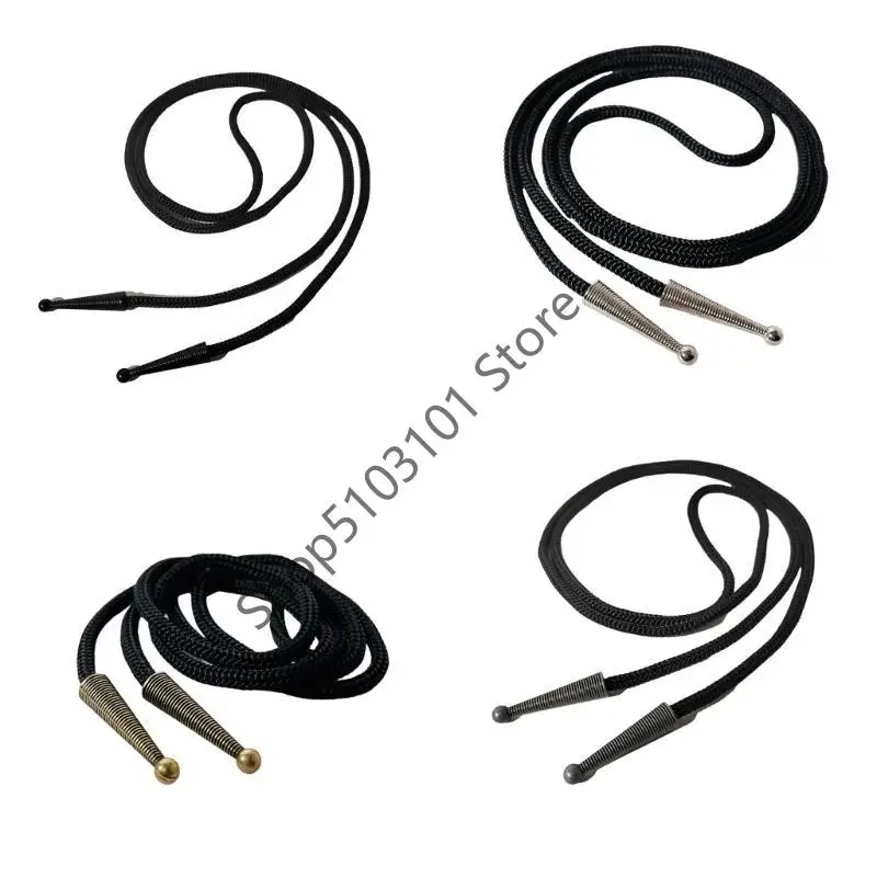 X6he Bolo Tie Craft Component Nylon Seil mit Anhänger für kreative Schmucknutzung