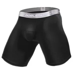 Men's Underwear Modal Boxers Shorts Hombre Breathable Panties Man U Convex Pouch Middle Long Leg Underpants Large Size 3XL-7XL