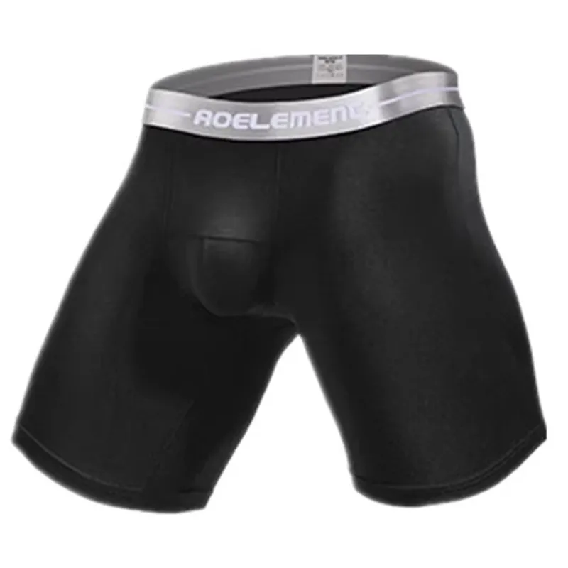 Men's Underwear Modal Boxers Shorts Hombre Breathable Panties Man U Convex Pouch Middle Long Leg Underpants Large Size 3XL-7XL