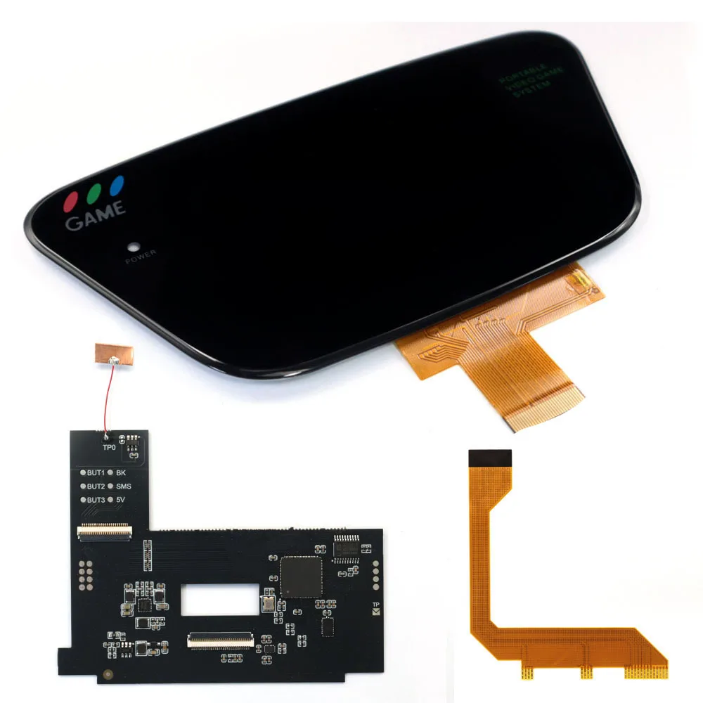 

3,5-дюймовый встраиваемый IPS-экран высокой яркости с ламинированным покрытием для SEGA Game Gear, встроенный OSD-меню для консоли SEGA GG