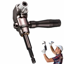 Self-Locking 90 Degree Right Angle Adapter Screwdriver Cornerer Bit Angle Extension Electric Screwdriver Angle Driver Hand Tool