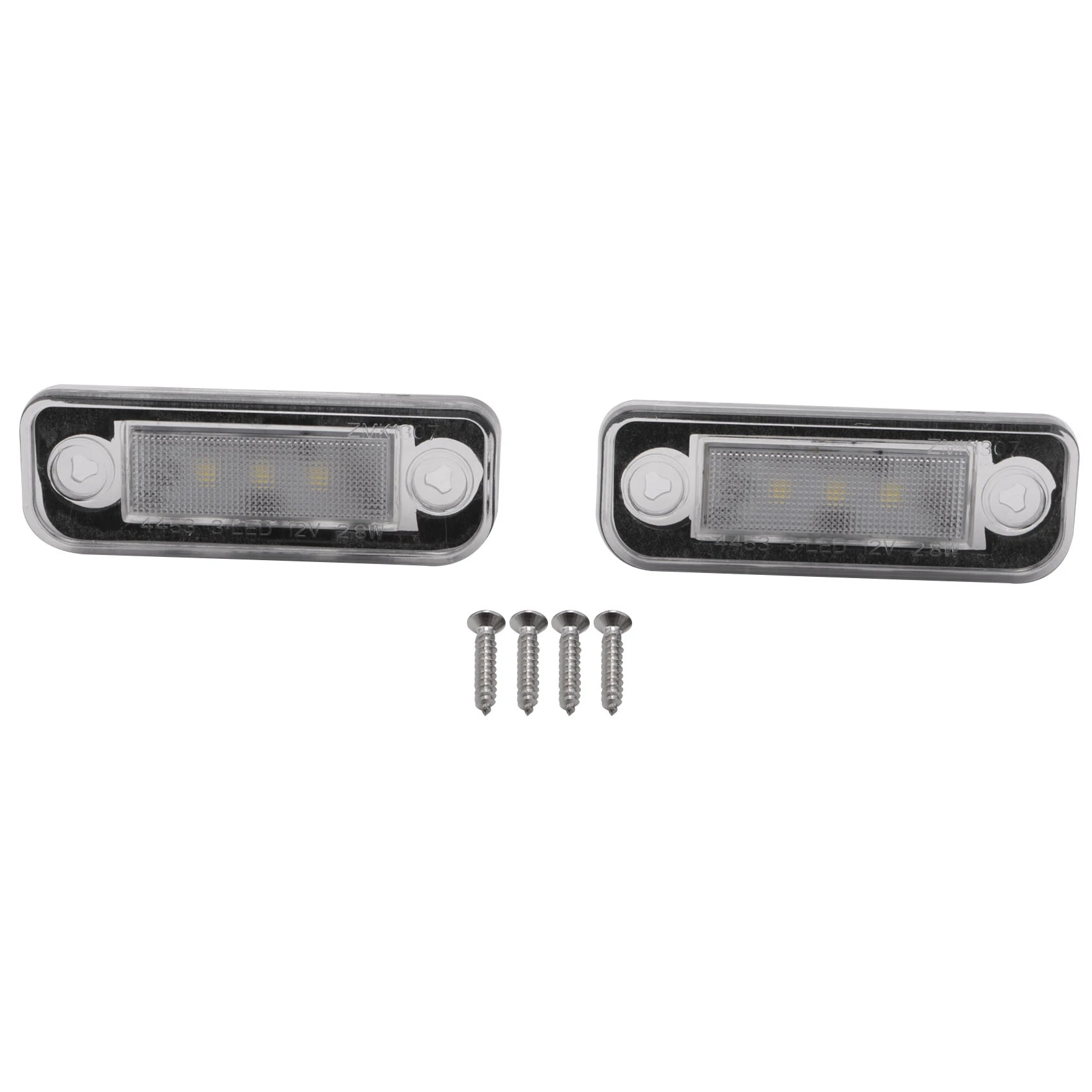 Luz LED para matrícula, lámpara sin errores para Mercedes Benz W203, 5D, W211, R171, W219