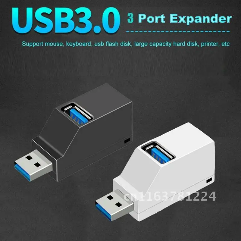 高速USB 3.0ハブ,3ポートアダプター,スプリッター,TFエキスパンダー,Macbook,PS3, Xbox,ラップトップ,PC