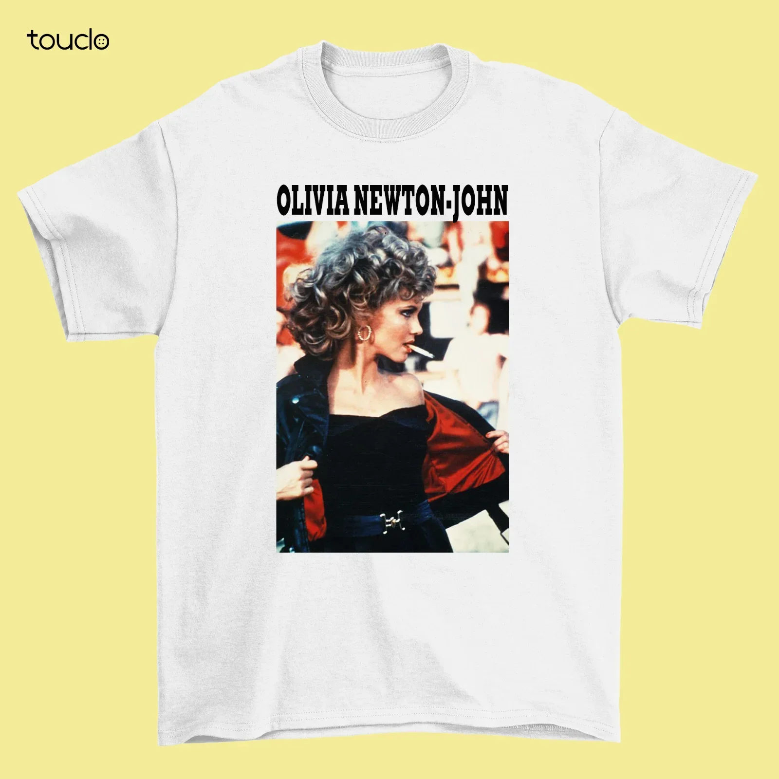 Olivia Newton-John - Grease T-Shirt Cotton Tee For Men Women Xs-5Xl Custom Gift Short Sleeve Funny Tee Shirts Creative Funny Tee