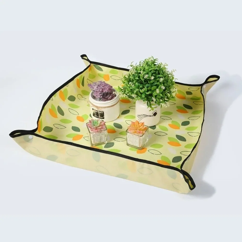 Thickened Planting Mat Waterproof Foldable Succulent Planting Mat Oxford Cloth Portable Soil Mixing Mat Balcony