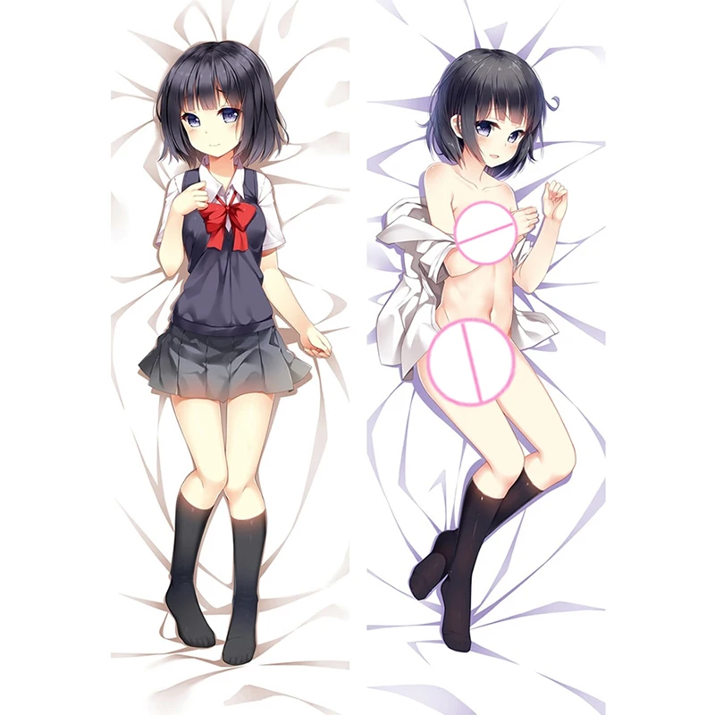 

Dakimakura Anime Pillow Cover Seductive Giant Breasts Double Sided Print Life-size Body Decoration