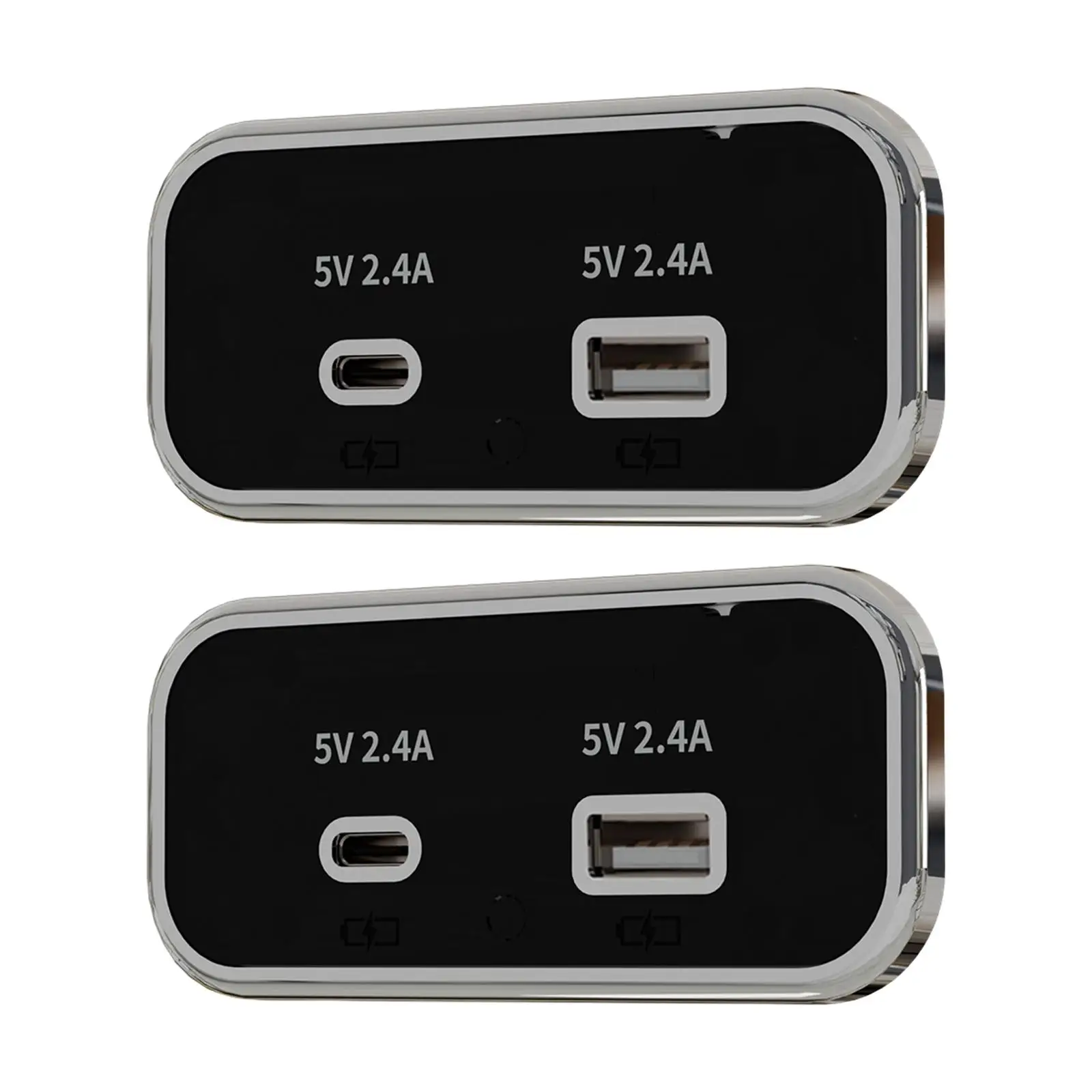 

Удобная установка розетки RV USB A + Type C с двумя USB-портами компактное интеллектуальное защитное Зарядное устройство USB адаптер питания Автомобильное зарядное устройство