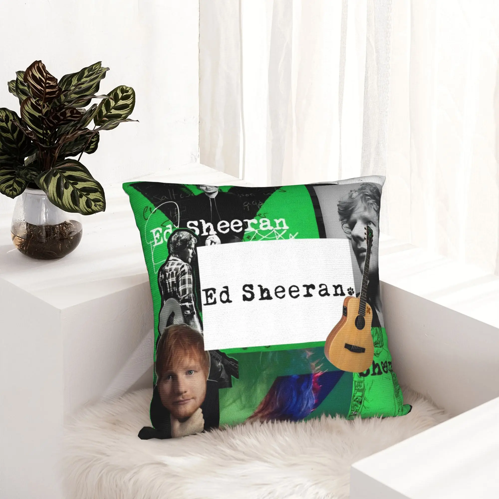 إد شيران حلقة جولة 2026 المخدة اكسسوارات غطاء وسادة مطبوعة الديكور كيس وسادة غطاء المنزل متعدد الحجم