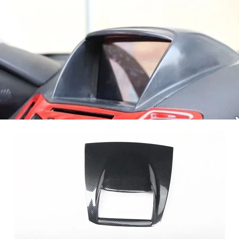 Voor Ford Fiesta 2009 2010 2011 2012 2013 ABS Rode Kleur Interieur Accessoires Gear Windows Bedieningspaneel Center AC Panel cover