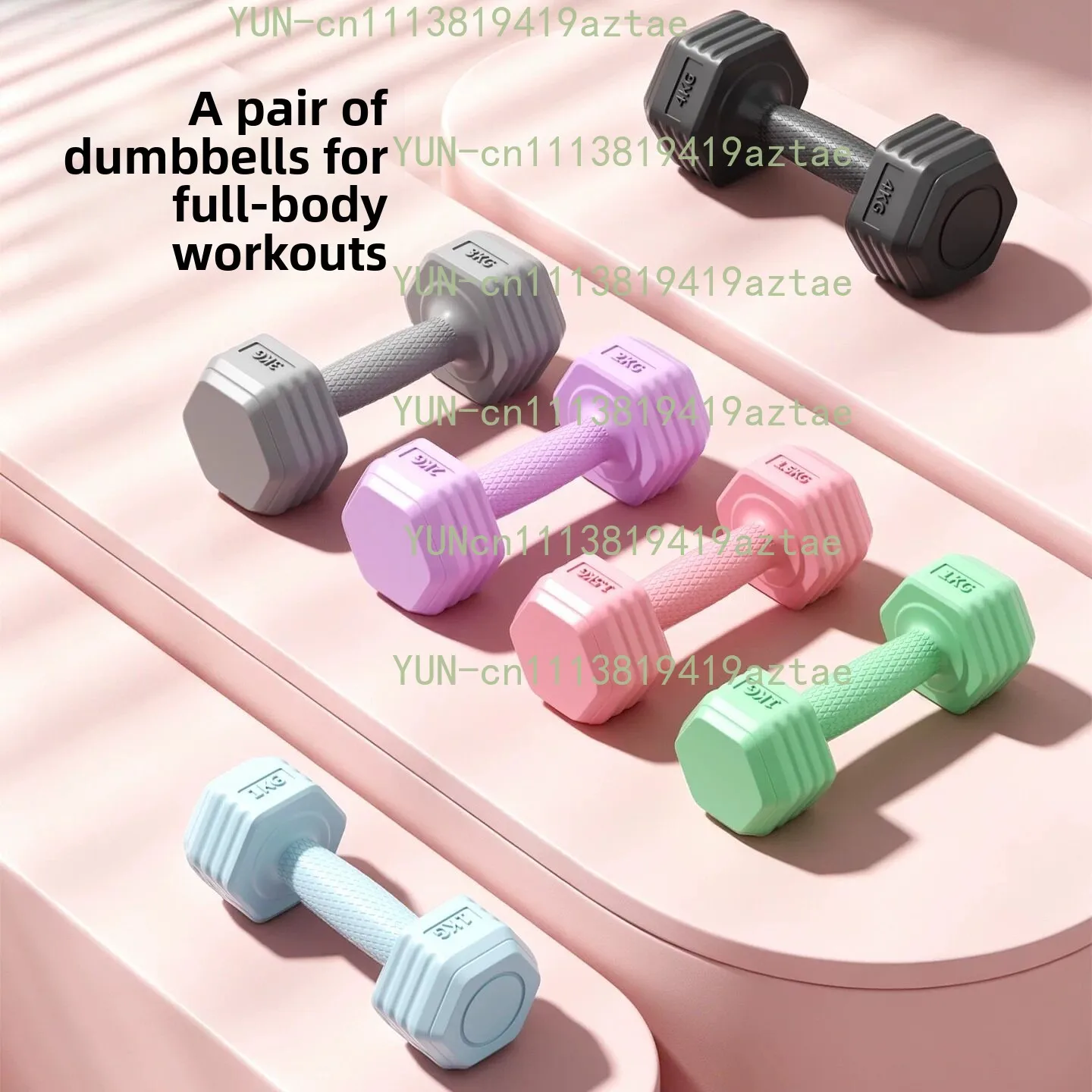 Fitness Dumbbells for Men And Women Home Gym Equipment Strength Training Slimming Tools 2kg 3kg Pair Youth Sports Supplies