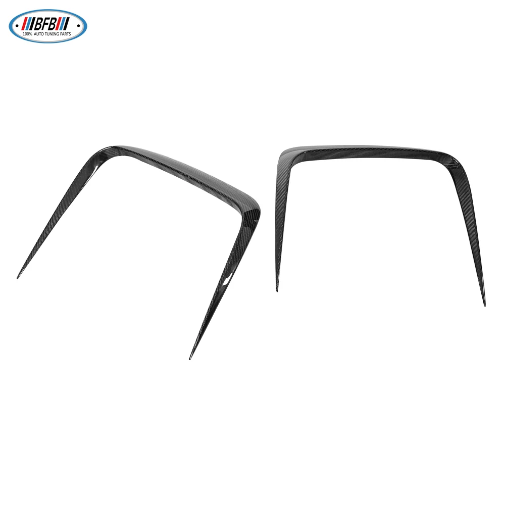 Front Bumper Side Fender Canards Dry Carbon Fiber Side Splitters For BMW 6 Series GT 2021up