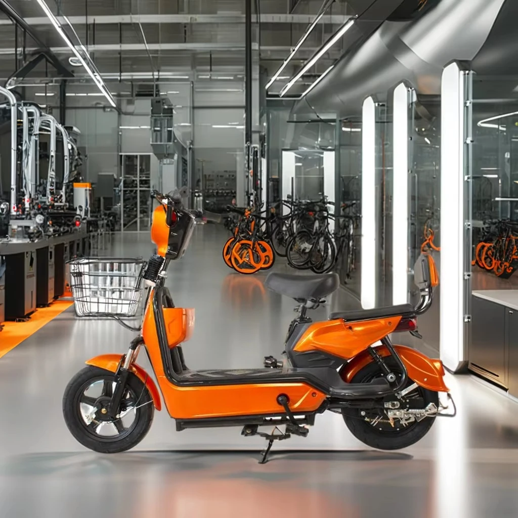 

Smart 48V 350W Brushless 2-Seater Electric Bike with Turn Signals Integrated Bluetooth 60 km Range Good Price New Design E-Bike