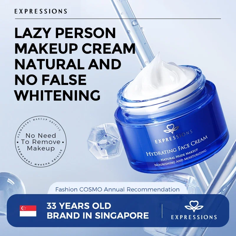 

EXPRESSIONS HYDRATING FACE CREAM TRIPLE BRIGHTENING INGREDIENTS FOR EXTERNAL WHITENING AND INTERNAL NOURISHMENT