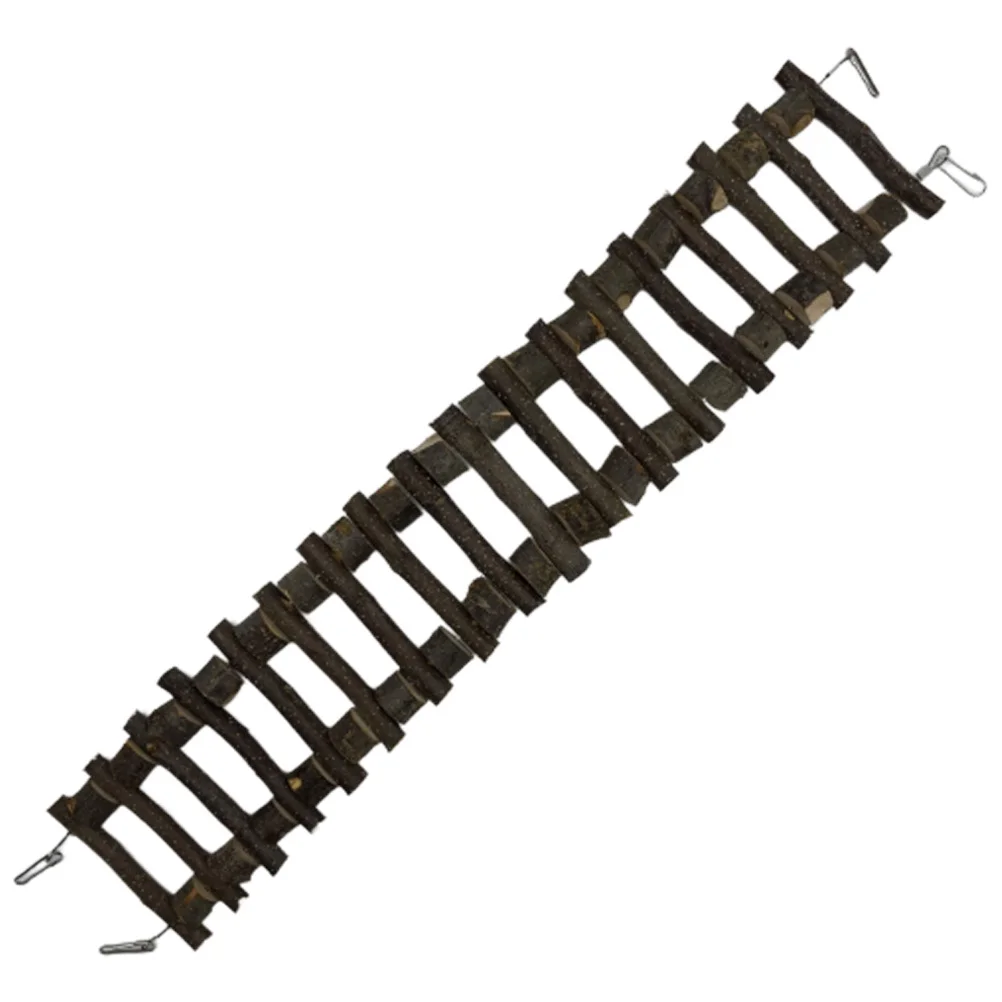 Wooden Parrot Ladder Climbing Step for Bird Cage Hanging Climbing Training Parakeet Cockatiel Ladder Hamster Guinea Pig Bridge