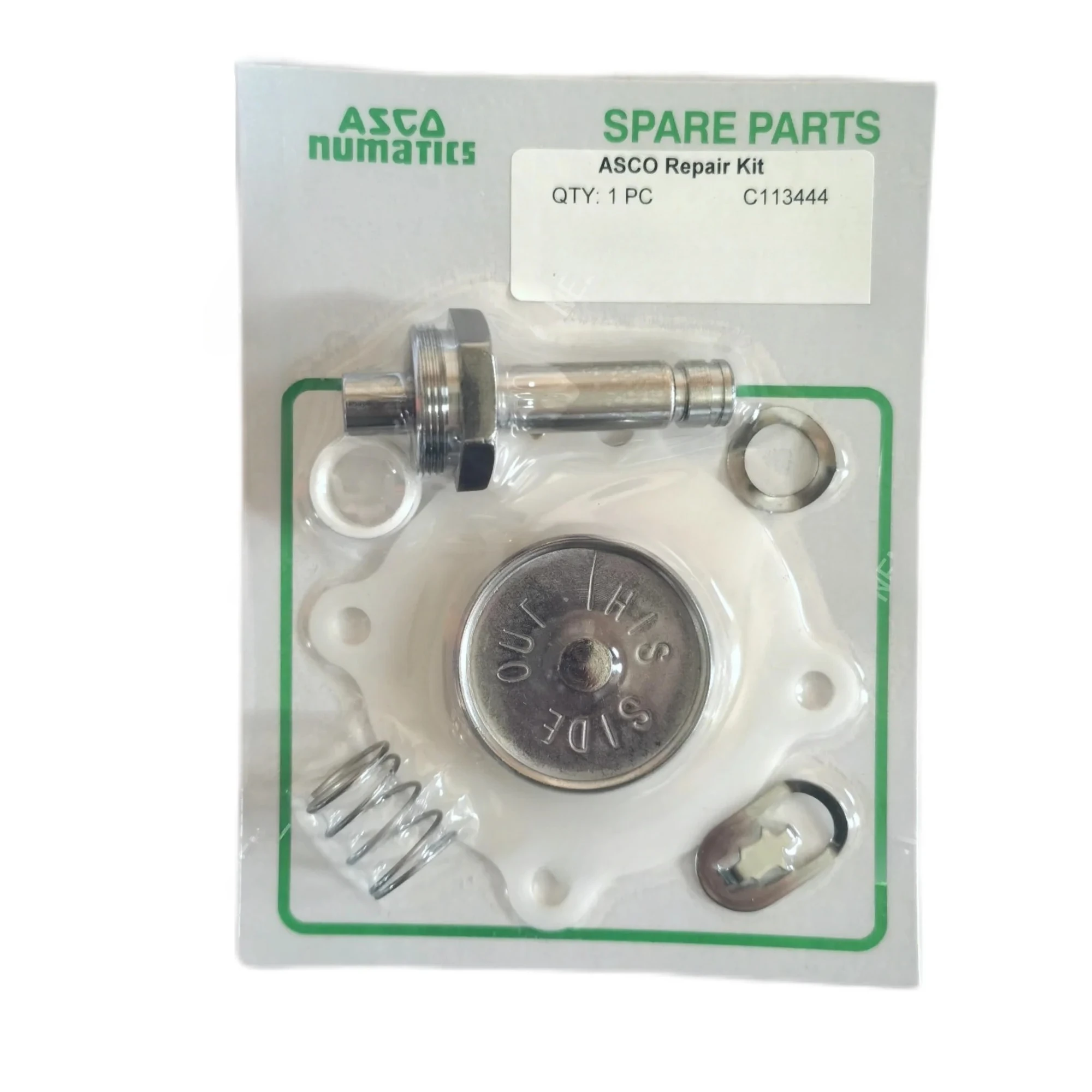 

ASCO C113444 Pilot Head Diaphragm Repair Kit For SCG353A044 Jet Valves Diaphragm Repair Kit