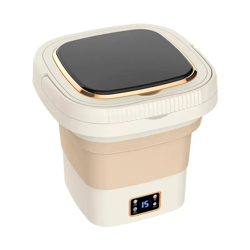 

Portable 9L Mini Washing Machine Student Dormitory Semi-automatic Small Underwear RV Adopts New Design