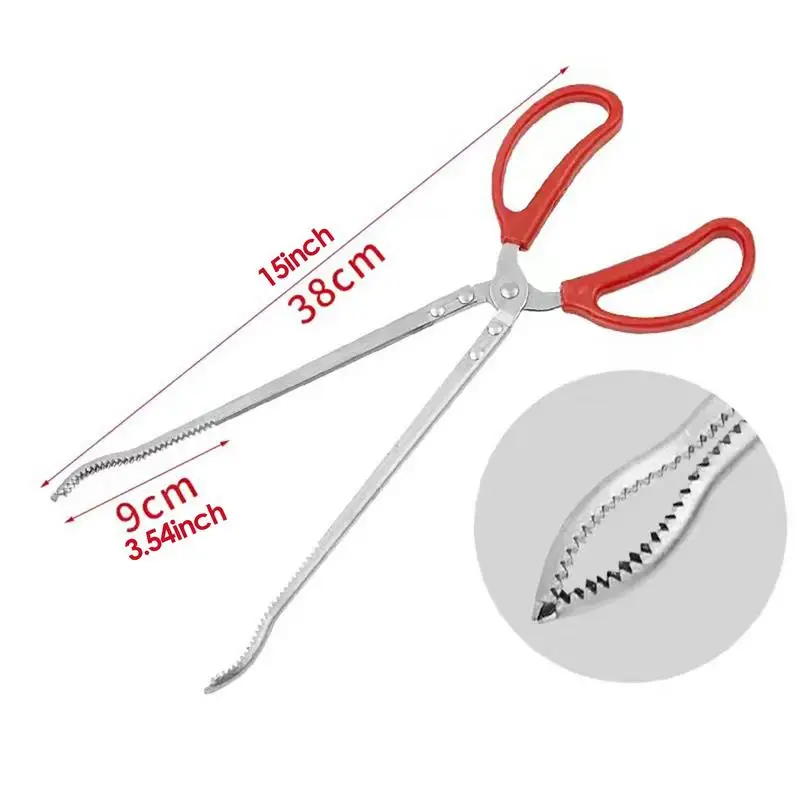 Snake Reptile Feeding Tongs Extra Long Tweezers for Bearded Dragon Reptile Tank Accessories Anti-Skid Feeding Tongs