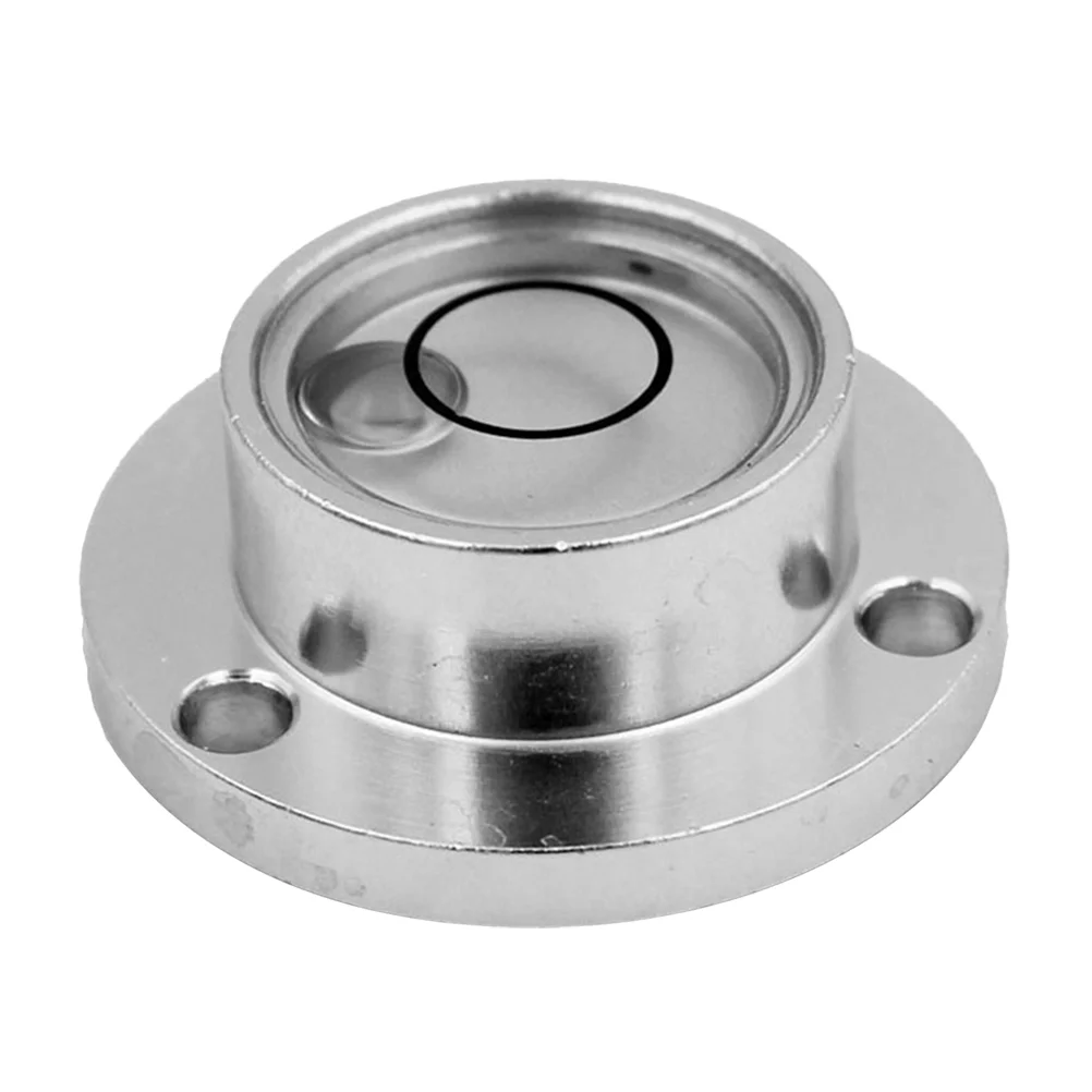 Mini Precision Spirit Level para Medição Camper, Small Bubble Leveling Tool, Circular Leveler, Beads