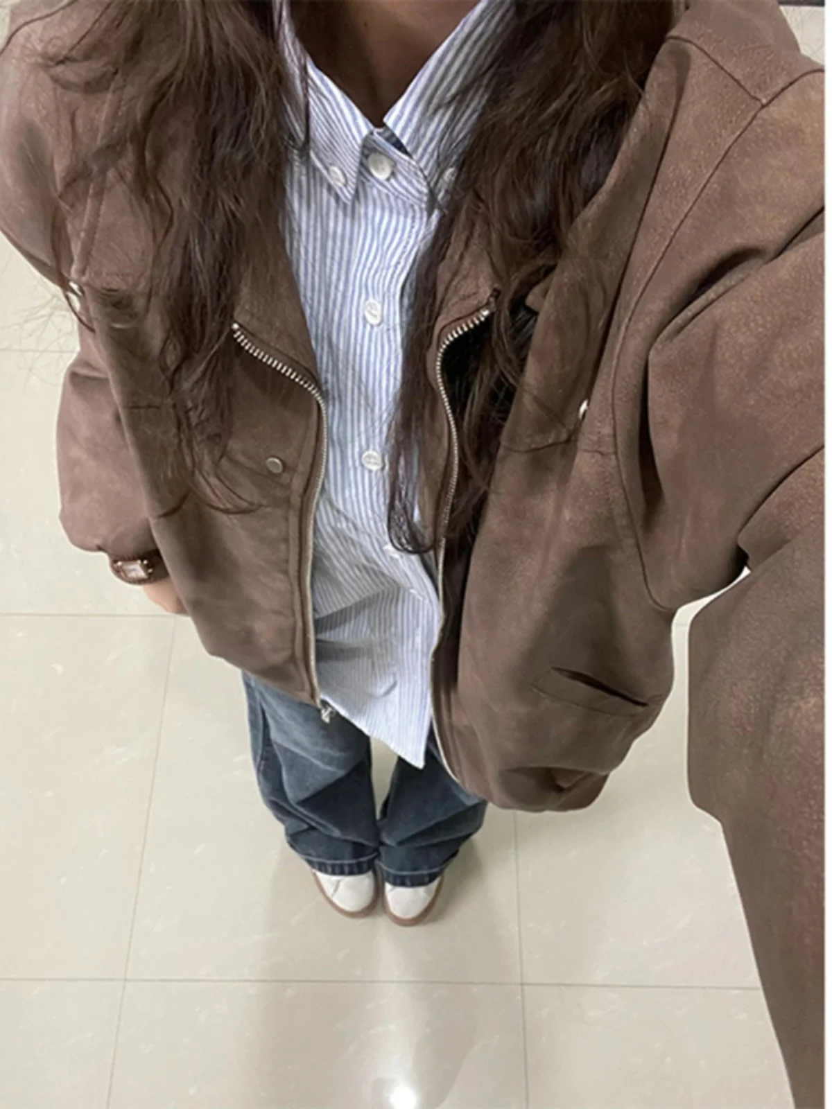 

Кожаная куртка Browan для мужчин: модная, высококачественная, весенне-осенняя, с откидным воротником, в стиле американского ретро, для мотоциклистов и любителей бейсбола.