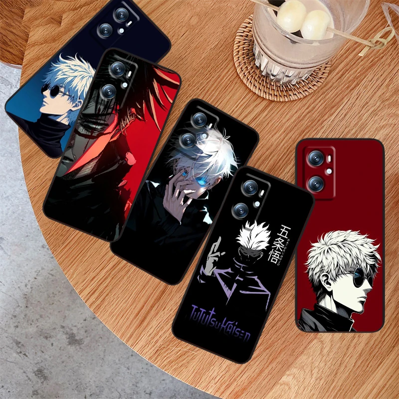 

Jujutsu Kaisen Cool Art Anime For OPPO Find X6 X5 X3 A54S A5 A94 A16 A53S A57 A74 A72 A98 A78 A96 A9 5G Black Funda Phone Case