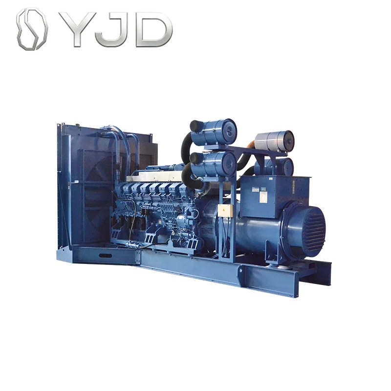 Heavy Duty Industrial 1800kw diesel Generator Set 2250kva Open Type diesel Genset MTU 16V4000G63F for Emergency