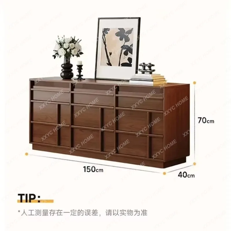 XXMedieval Style Bedroom Storage Living Room Household Wall Large Capacity Bedside Locker