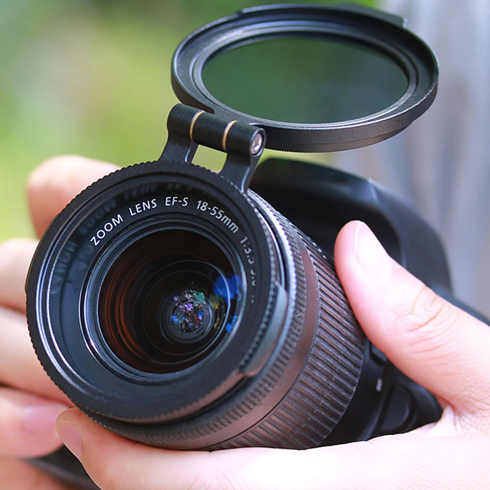 

49Mm Nd Filter Bracket Premium Aluminum Alloy Quick Release Rotation Design For Vignetting-Free No Light Leakage Camera Lens