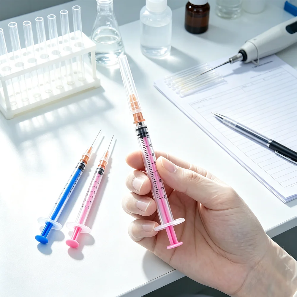 Disposable 1Ml/Cc Laboratory Syringe with 1