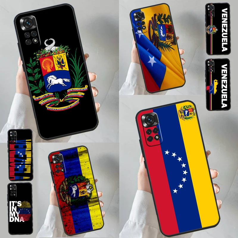Чехол герб оружия с флагом Венесуэлы для Xiaomi Redmi Note 12 Pro 8 9 10 11 Pro 9S 10S 11S 12S 9A 9C 9T 10A 10C 12C, чехол