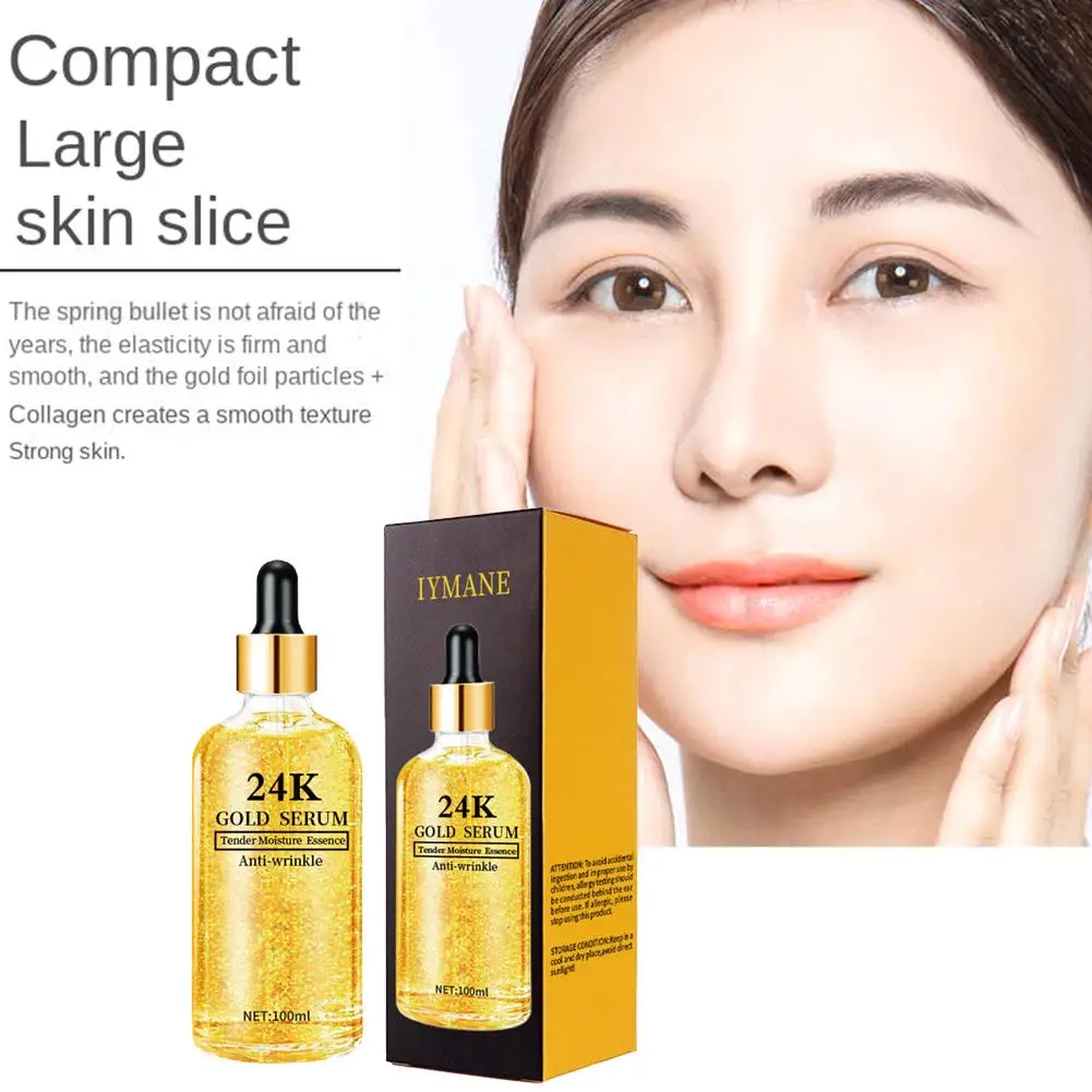 24K Gold Serums Niacinamide Balancing Facial Serums Skin Acid Serums Secretion Pore With Complexion Snail Anti-Age Face Z5W2