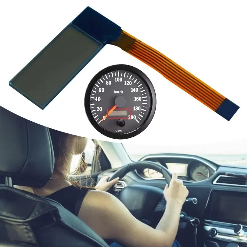 M76E Stoßfester LCD-Drehzahlmesser mit genauen Messwerten. LCD-Drehzahlmesser für schwere Geräte mit weitem Sichtfeld für – Detail 3