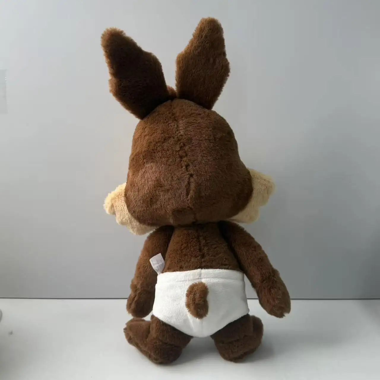 Neues 40cm großes Plüschtier „Coyote Wile E“, niedliches 40cm großes Plüschtier „The Cunning Brown Wolf“, Anime-Zubehör, Cartoon-Puppe, Geschenk. – Detail 9