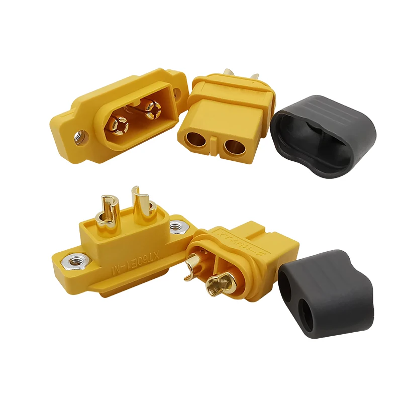 4pcs xt60e1 זכר xt60h פקטי מחבר עבור rc סוללה lipo rc רחפן סוללה Rc מזל