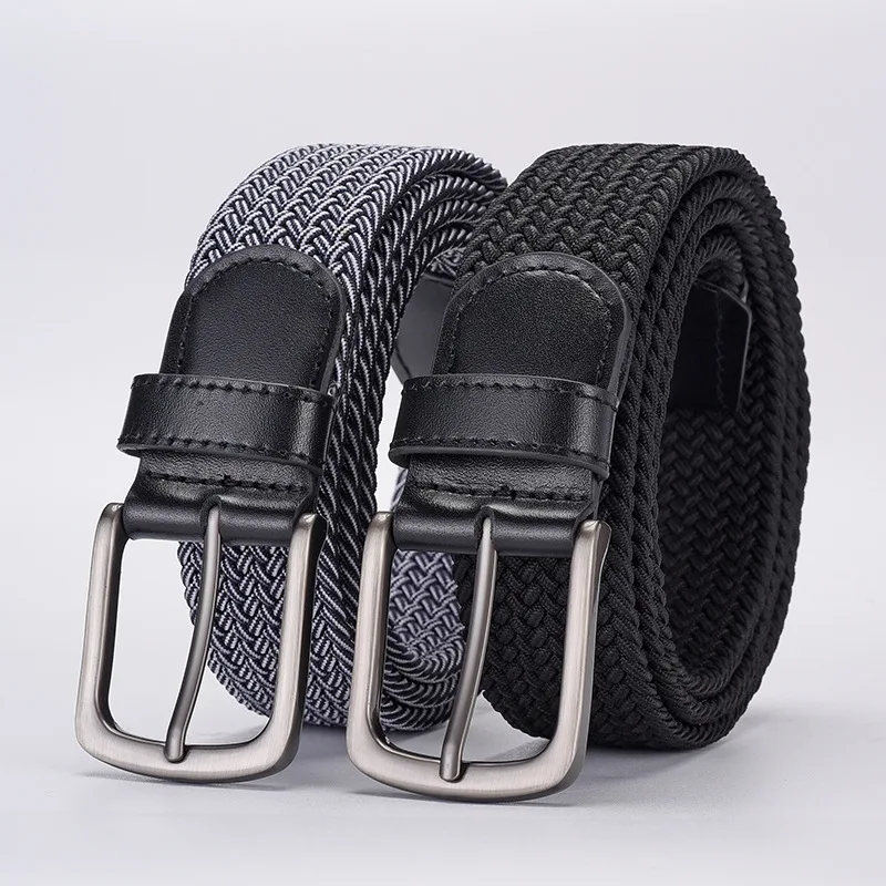 

Elastic belt Men's outdoor leisure woven belt