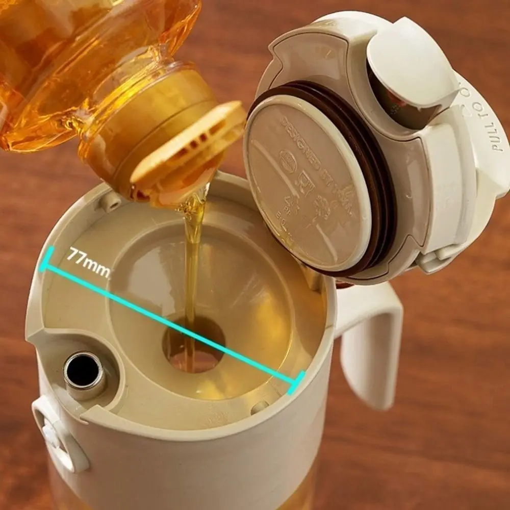 Practical 580 ML 2-in-1 Oil Sprayer Automatic Glass Dual-Purpose Oil Bottle Refillable Leak-Proof Cooking Oil Tank BBQ