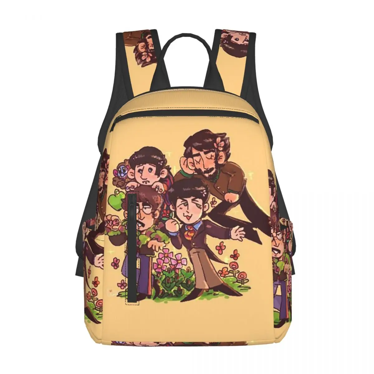 

Beatle Submarine Backpack Daypack Large Capacity Children BookBag School Bag Shoulder Bags for Men Women