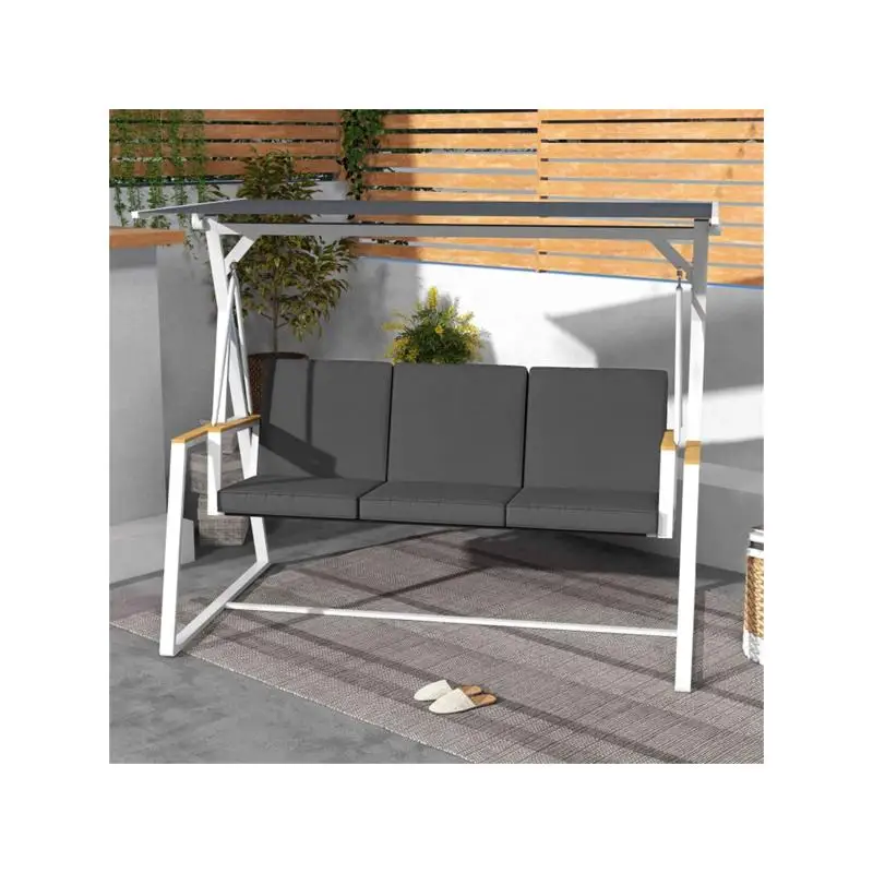 

3-Seat Outdoor Swing for Porch, Patio, Garden - Comfortable and Durable Design for Relaxation and Enjoyment