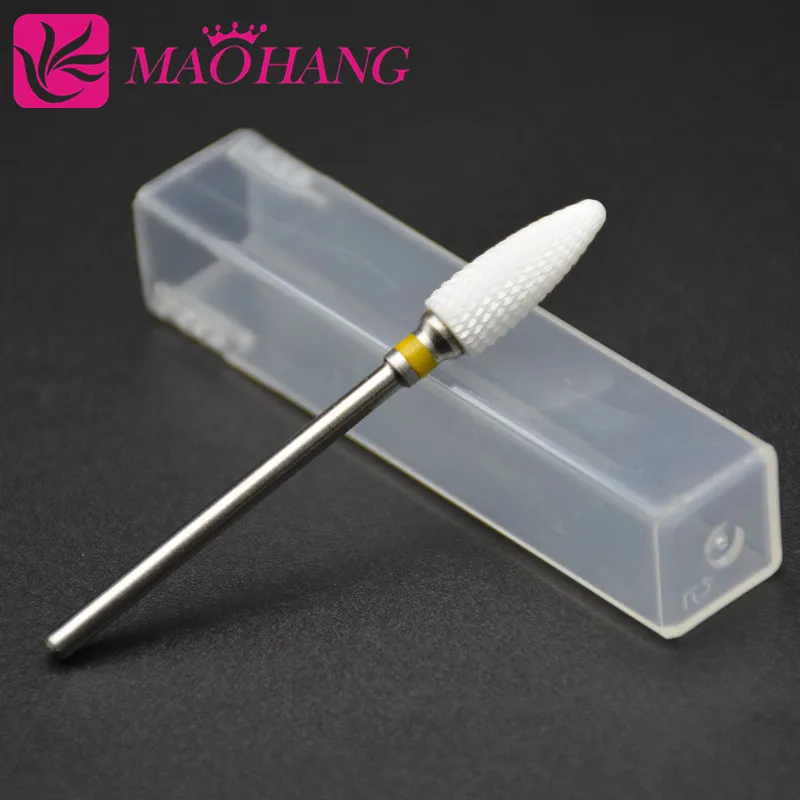 セラミックネイルドリルビット電気ドリルマシンネイルカッタービット爪アクセサリーツールマニキュアペディキュアツール