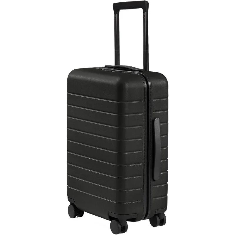 

ZZH Carry-On Luggage, Lightweight Hardside Suitcase with Spinner Wheels, 22 Inch Airline Approved, TSA Lock, Jet Black
