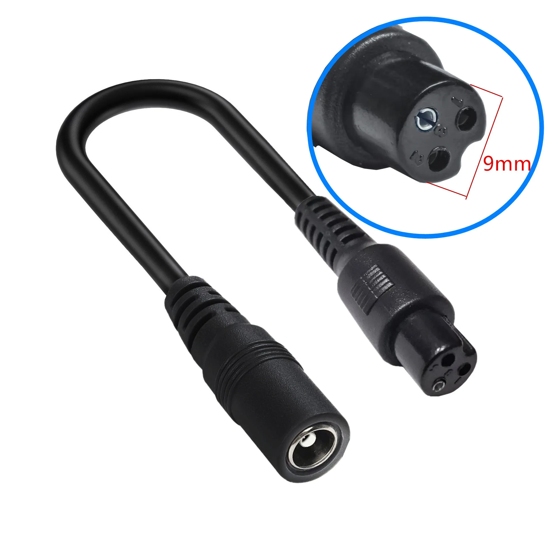 DC 5.5X2.1 To M12 M16 3Pin XLR RCA IEC 3P 8016 5525 Connector Cable Adapter for Scooter Electric Bike Charger Accessories Plug - view 4