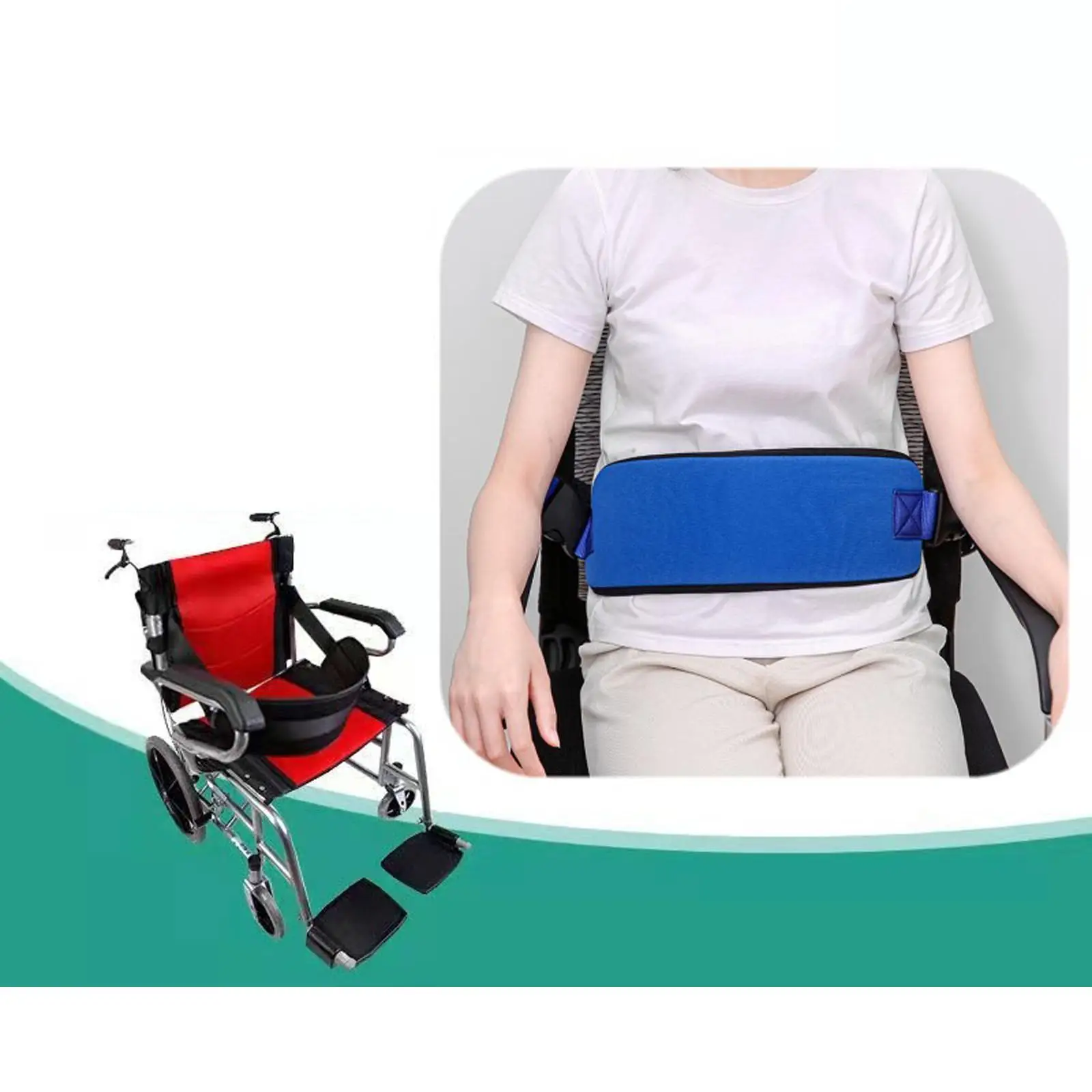 Seat Belt Harness Easy Install for Patient Caring Elderly Adult Seat Belt Safety Restraints Seatbelt