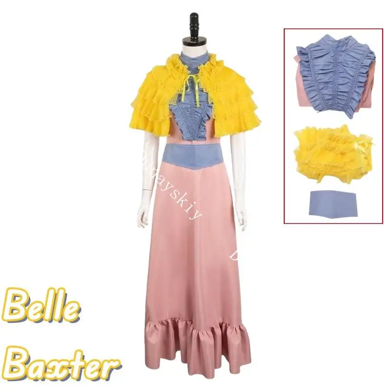 

Belle Baxter Cosplay Costume Clothes Uniform Cosplay Belle Baxter Halloween Party Woman Performance Dress Daily Outfit Set