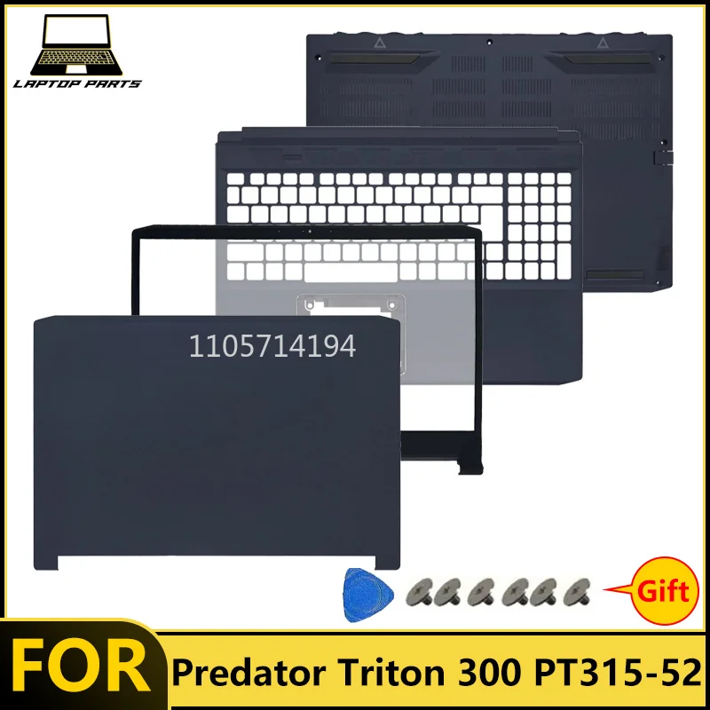 New For Predator Triton 300 PT315-52 PT315-51 PT315-53 Laptop LCD Back Cover Front Bezel Palmrest Case Bottom Case Set New