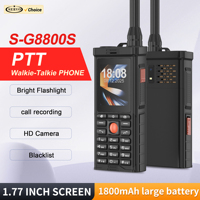 SERVO S-G8800S Walkie-Talkie Mobile Phone 2 SIM Standby Blacklist Call Recording FM Push-to-Talk 2G GSM Feature Button Cellphone