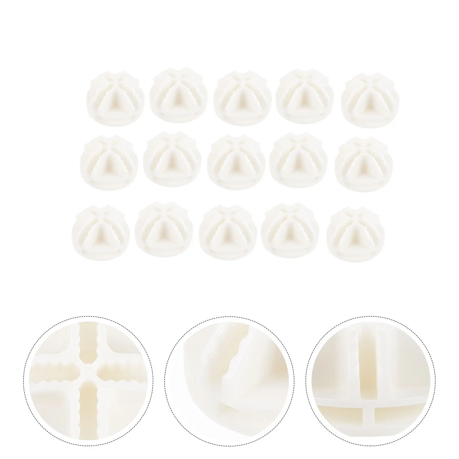 คลิปต่อตู้แบบรวม 20 ชิ้น ตัวเชื่อมพลาสติก ABS สำหรับชั้นวางของแบบโมดูลาร์ ตู้เสื้อผ้า ชั้นวางลวด ช่องเสียบขนาด 4 มม.